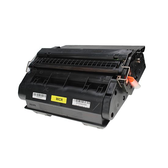 Remanufactured HP 42A (Q5942A) MICR Toner Cartridge, Black 10K Yield 1