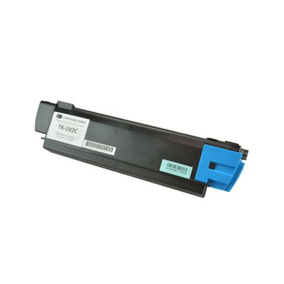 Compatible Kyocera Mita TK-592C (1T02KVCUS0) Toner Cartridge, Cyan 5K Yield 1