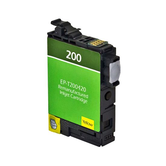 Remanufactured Epson 200XL (T200XL420) InkJet Cartridge, Yellow 450 High Yield 1