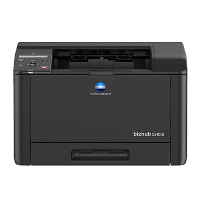 OEM Konica Minolta bizhub C3100i (AE1X011) Printer, 33 ppm Color, Print, Starter Toner, K=2.5K Yield, CMY=1.5K Yield 1