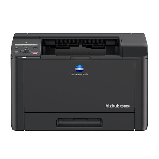 OEM Konica Minolta bizhub C3100i (AE1X011) Printer, 33 ppm Color, Print, Starter Toner, K=2.5K Yield, CMY=1.5K Yield 1