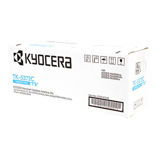 OEM Kyocera Mita TK-5372C (1T02YJCUS0) Toner Cartridge, Cyan 5K Yield 1