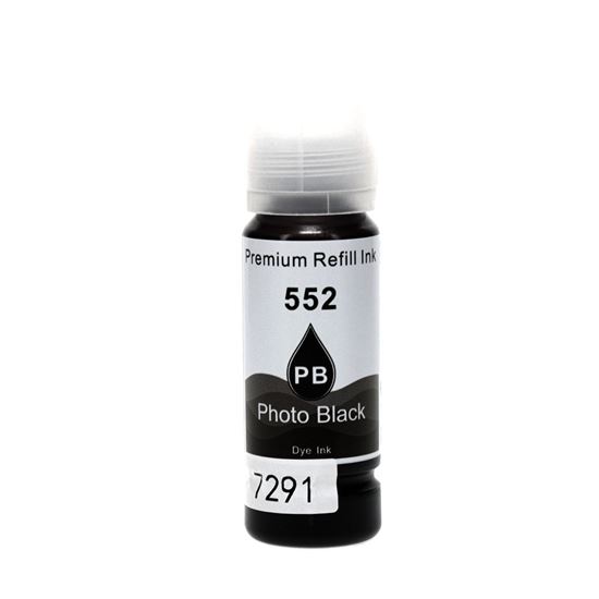 Remanufactured Epson 552 (T552120-S) InkJet Cartridge, Photo Black 7300 Yield 1