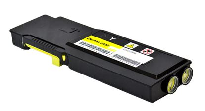 Compatible Dell C3760 (331-8430) Toner Cartridge, Yellow 9K Extra High Yield 1