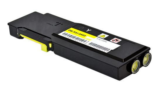 Compatible Dell C3760 (331-8430) Toner Cartridge, Yellow 9K Extra High Yield 1