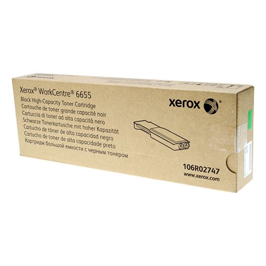 OEM Xerox 106R02747 (106R2747) Toner Cartridge, Black 12K High Yield 1