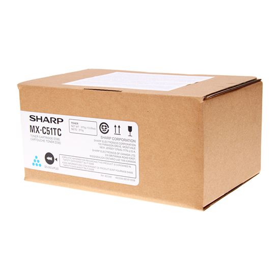 OEM Sharp  (MX-C51TC) Toner Cartridge, Cyan 10K Yield 1