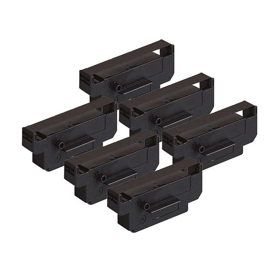 Compatible CITIZEN IR-51P POS Ribbon, Purple, 6 Pack Value Pack 1
