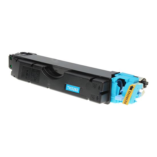 Compatible Kyocera Mita TK-5282C (1T02TWCUS0) Toner Cartridge, Cyan 11K Yield, TAA Compliant, Made in USA 1