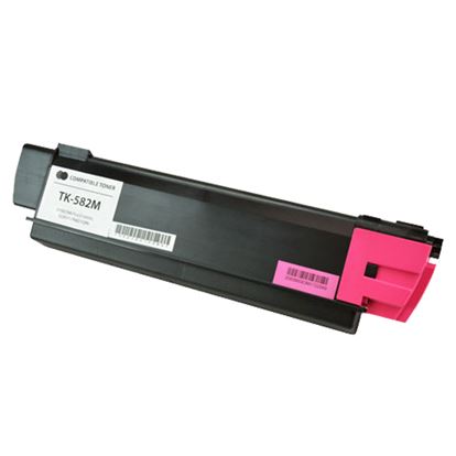 Compatible Kyocera Mita TK-582M (1T02KTBUS0) Toner Cartridge, Magenta 2.8K Yield 1