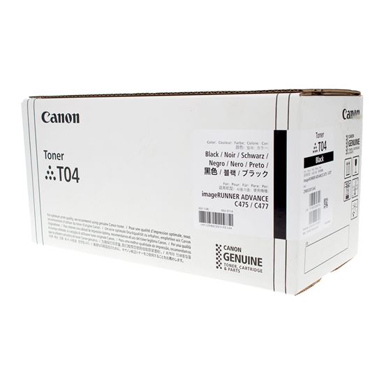 OEM Canon T04 (2980C001) Toner Cartridge, Black 33K Yield 1