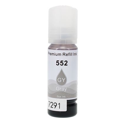 Remanufactured Epson 552 (T552520-S) InkJet Cartridge, Gray 6200 Yield 1