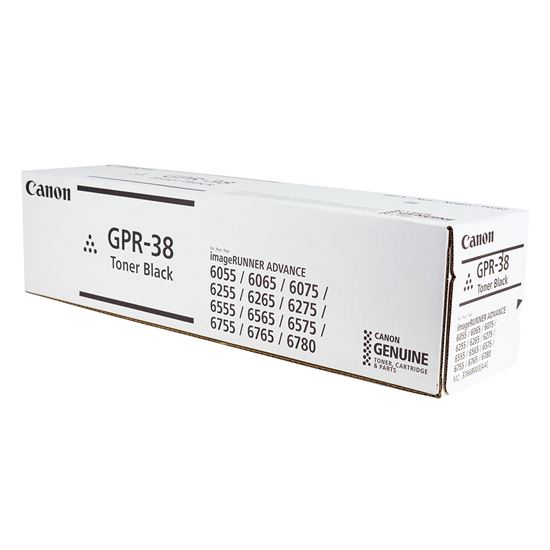OEM Canon GPR-38 (3766B003) Toner Cartridge, Black 56K Yield 1