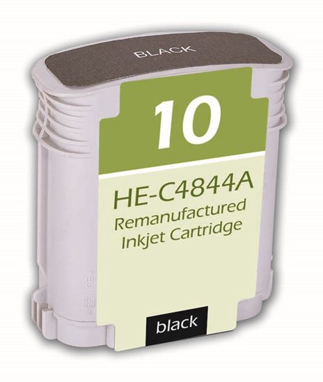 Remanufactured HP 10 (C4844AN) InkJet Cartridge, Black 28ML 1