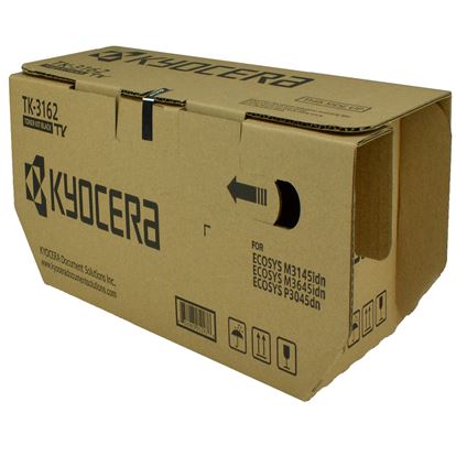 OEM Kyocera Mita TK-3162 (1T02T90US1) Toner Cartridge, Black 12.5K Yield 1