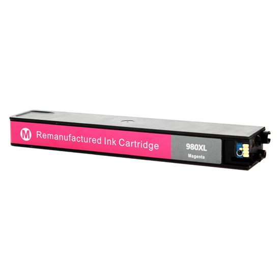 Remanufactured HP 980 (D8J08A) InkJet Cartridge, Magenta 6.6K Yield 1