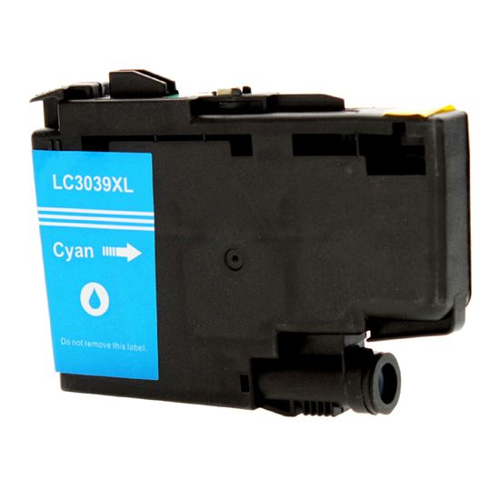 Compatible Brother LC3039 XXL (LC3039C) InkJet Cartridge, Cyan 5K Ultra High Yield 1
