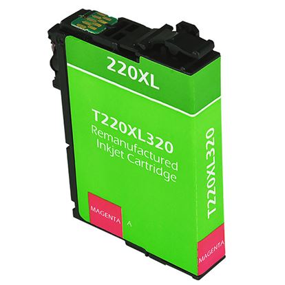 Remanufactured Epson 220XL (T220XL320) InkJet Cartridge, Magenta 450 High Yield 1
