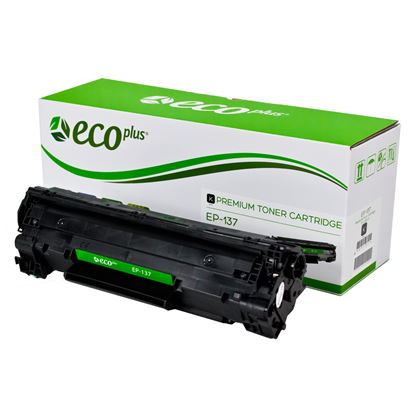 EcoPlus Canon 137 (9435B001AA) Toner Cartridge, Black 2.4K Yield 1