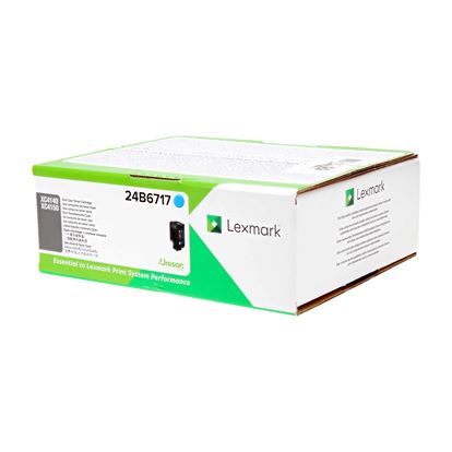 OEM Lexmark  (24B6717) Toner Cartridge, Cyan 13K Yield 1