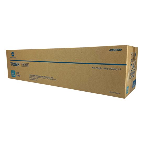 OEM Konica Minolta TN713C (A9K8430) Toner Cartridge, Cyan 33.2K Yield 1
