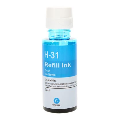 Compatible HP 31 (1VU26AN) Ink Bottle, Cyan 8000 Yield 1