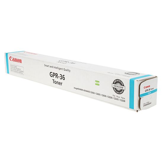 OEM Canon GPR-36 (3783B003) Toner Cartridge, Cyan 19K Yield 1