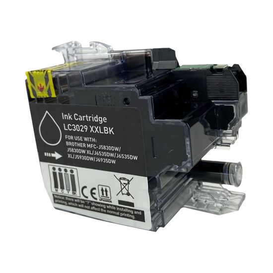 Compatible Brother LC3029 XXL (LC3029BK) InkJet Cartridge, Black 3K Super High Yield 1