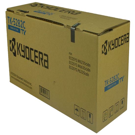 OEM Kyocera Mita TK-5282C (1T02TWCUS0) Toner Cartridge, Cyan 11K Yield 1