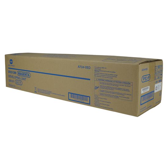 OEM Konica Minolta DV313M (A7U40ED) Developer Unit, Magenta 600K Yield 1