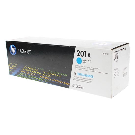 OEM HP 201X (CF401X) Toner Cartridge, Cyan 2.3K High Yield 1