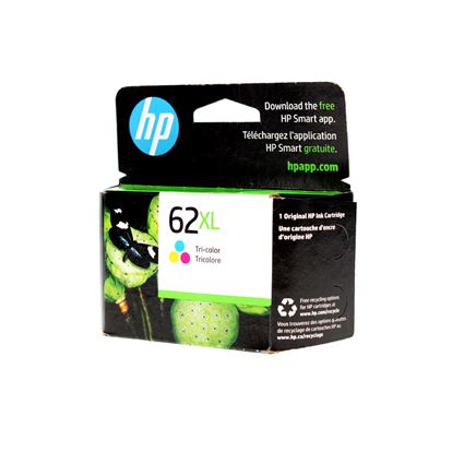 OEM HP 62XL (C2P07AN) Inkjet, Color 415 Yield 1