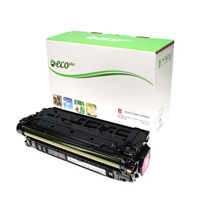 EcoPlus HP 212X (W2123X) Toner Cartridge, Magenta 10K High Yield, (Used OEM Chip) Made in USA 1