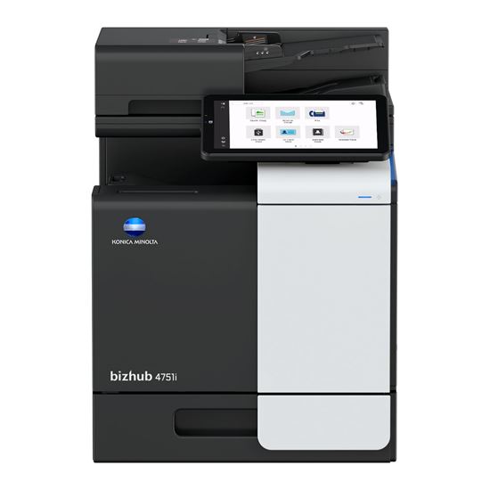 OEM Konica Minolta bizhub 4751i (ACT8017) MFP, 50 ppm Monochrome, Print, Copy, Scan, Fax, Full Yield Toner, K=20K Yield 1