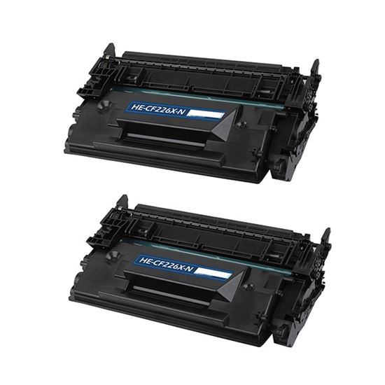 Compatible HP 26X (CF226X) Toner Cartridge, Black 9K High Yield, 2 Cartridge Value Pack 1