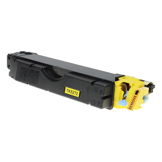 Compatible Kyocera Mita TK-5272Y (1T02TVAUS0) Toner Cartridge, Yellow 6K Yield, TAA Compliant, Made in USA 1