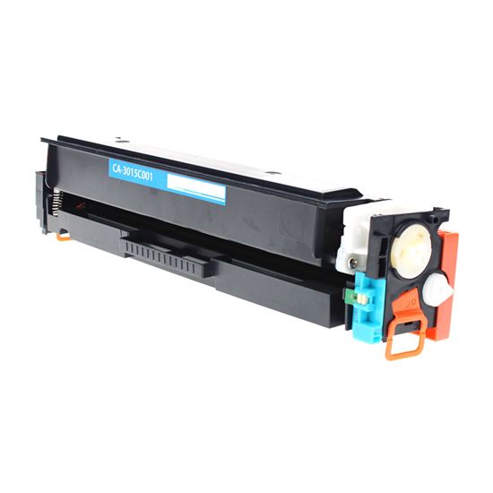 Compatible Canon CRG-055 (3015C001AA) Toner Cartridge, Cyan 2.1K Yield, (New Chip) 1