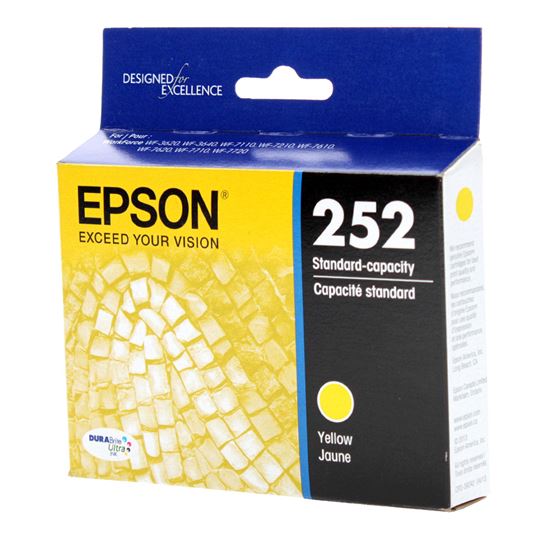 OEM Epson 252 (T252420) Inkjet, Yellow 300 Yield 1