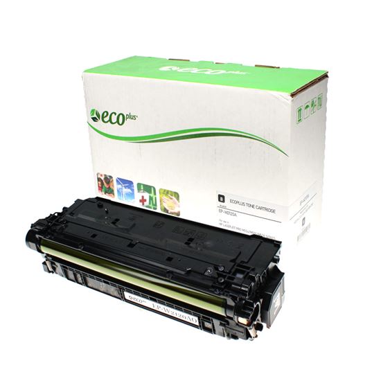 EcoPlus HP 212A (W2120A) Toner Cartridge, Black 5.5K Yield, (Used OEM Chip) Made in USA 1