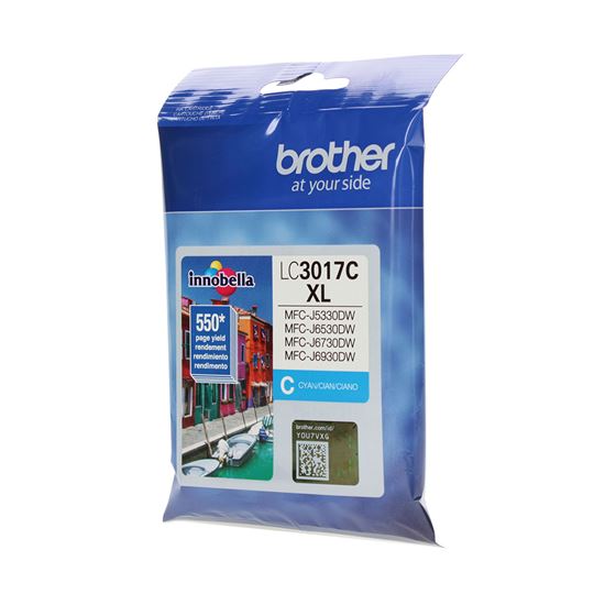 OEM Brother  (LC3017C) Inkjet, Cyan 550 High Yield 1