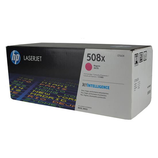 OEM HP 508X (CF363X) Toner Cartridge, Magenta 9.5K High Yield 1