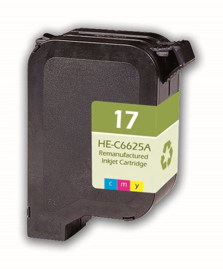 Remanufactured HP 17 (C6625AN) InkJet Cartridge, Tri-Color 38ML 1
