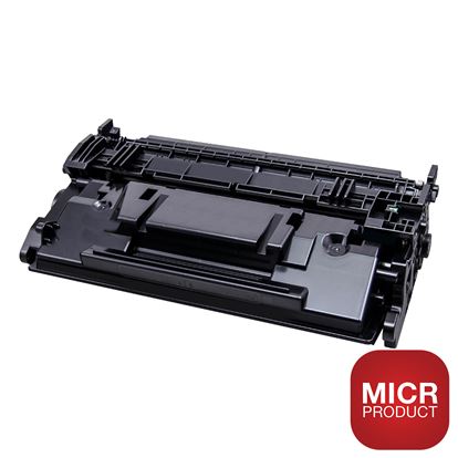 Compatible HP 87A (CF287A) MICR Toner Cartridge, Black 9K Yield 1