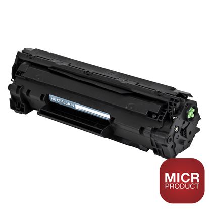 Compatible HP 35A (CB435A) MICR Toner Cartridge, Black 2K Yield 1