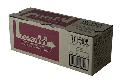 OEM Kyocera Mita TK-592M (1T02KVBUS0) Toner Cartridge, Magenta 5K Yield 1