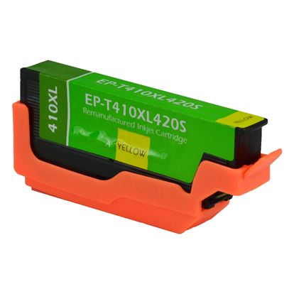 Remanufactured Epson 410XL (T410XL420S) InkJet Cartridge, Yellow 650 High Yield 1
