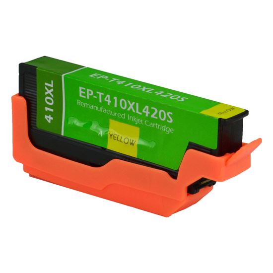 Remanufactured Epson 410XL (T410XL420S) InkJet Cartridge, Yellow 650 High Yield 1