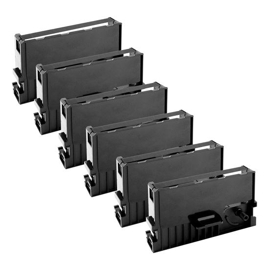 Compatible Epson ERC-41P POS Ribbon, Purple, 6 Pack Value Pack 1