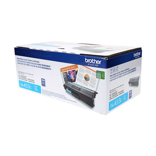 OEM Brother  (TN433C) Toner Cartridge, Cyan 4K High Yield 1