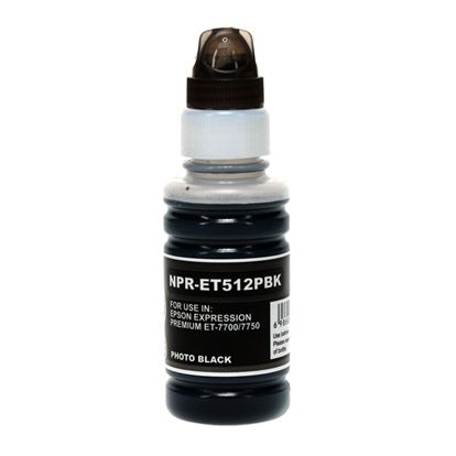 Compatible Epson 502 (T502120) Ink Bottle, Black 7500 Yield 1